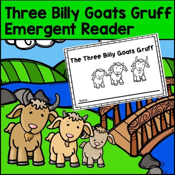 Preview of The Three Billy Goats Gruff Emergent Reader