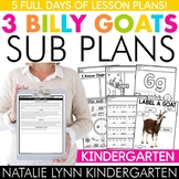 The Three Billy Goats Gruff Kindergarten Emergency Sub Pla
