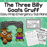 The Three Billy Goats Gruff Kindergarten Sub Plans