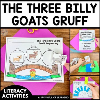 Preview of The Three Billy Goats Gruff Literacy Activities!