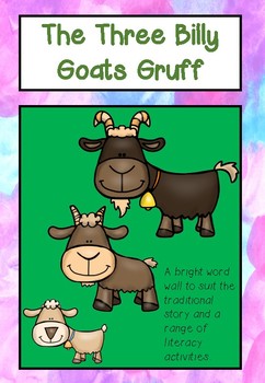 Preview of The Three Billy Goats Gruff Unit pack