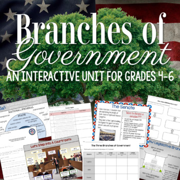 Preview of The Three Branches of U.S. Government Unit