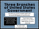 The Three Branches of US Government Student Resource & Act