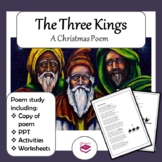 The Three Kings Christmas Poem: PPT, activities and worksheets