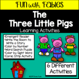 The Three Little Pigs Activities and Emergent Reader Fables