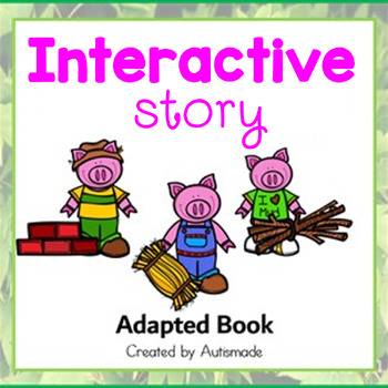 Preview of Interactive Adapted book for SPED