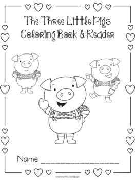 three little pigs coloring pages printable