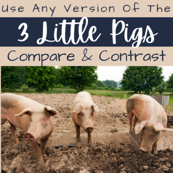 Preview of The Three Little Pigs Compare and Contrast Multiple Versions