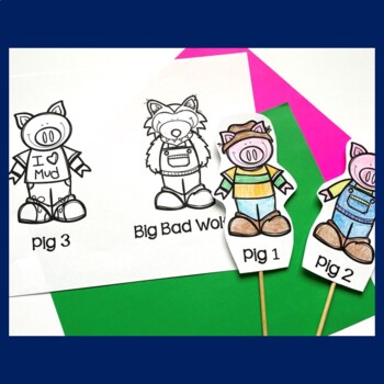 The Three Little Pigs Language Activities for Preschool by Kathy Babineau