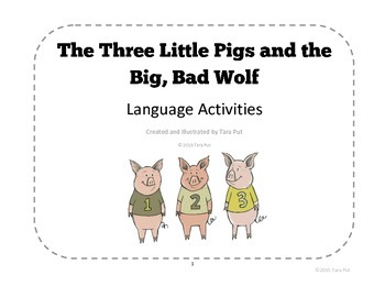 Preview of The Three Little Pigs - Language Activity Pack