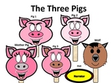 The Three Little Pigs Masks and Puppet Play Script