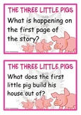 The Three Little Pigs Reading Questions | Literacy Centers