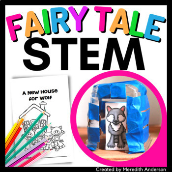 Preview of The Three Little Pigs Activity ⭐ Fairy Tale STEM Challenge ⭐