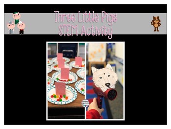 Preview of The Three Little Pigs STEM Activity