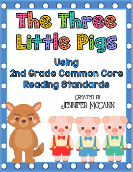 Preview of The Three Little Pigs and Second Grade Common Core RL Standards