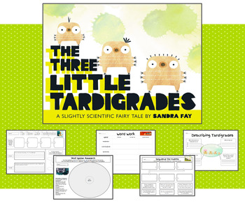 Preview of The Three Little Tardigrades - Book Companion - Vocabulary, Research and More!