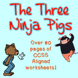 The Three Ninja Pigs- Twisted Fairy Tale- Book Companion Pack