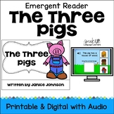 The Three Pigs Reader Simple Fairy Tale Reader for Early Readers