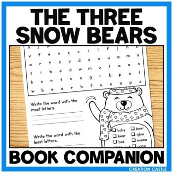 Preview of The Three Snow Bears Activities