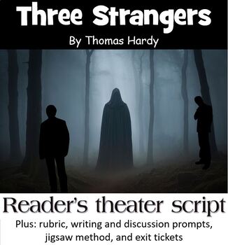 Preview of The Three Strangers by Thomas Hardy script, projects, prompts