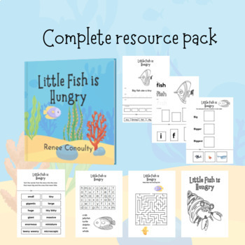 Preview of Little Fish is Hungry - complete resource pack