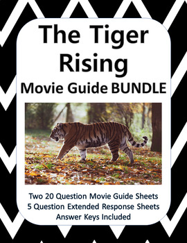 Preview of The Tiger Rising (2022) Differentiated Movie Guide BUNDLE - Google Copy Included