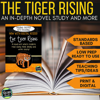 Preview of The Tiger Rising - A Novel Study to Guide Deep Comprehension - Print and Digital