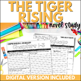 The Tiger Rising Novel Study - Chapter Questions & Book Co