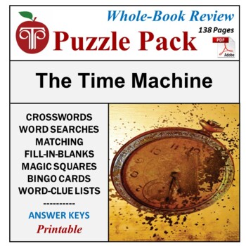 The Time Machine: Puzzle Pack Crosswords Worksheets Games TpT