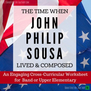 Preview of Music Worksheet FREEBIE: John Philip Sousa