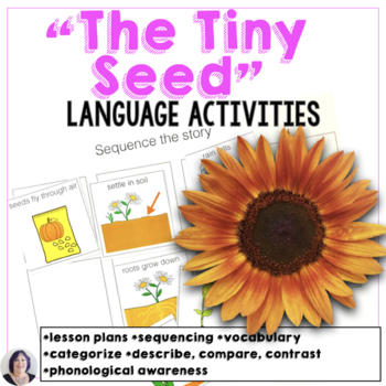 Preview of The Tiny Seed Adapted Book Companion Language Activities for Speech Therapy