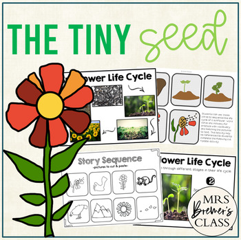 Preview of The Tiny Seed Book Companion Activities and Plant Life Cycle