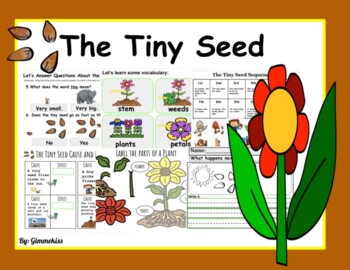 Preview of The Tiny Seed for Google Slides and Google Classroom