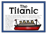 The Titanic Information Poster Set