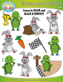 The Tortoise and The Hare Famous Fables Clipart {Zip-A-Dee