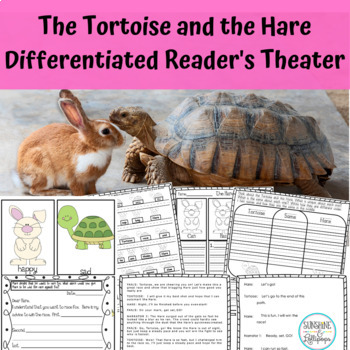 Preview of Readers Theater Scripts Fable | The Tortoise and the Hare Differentiated Scripts