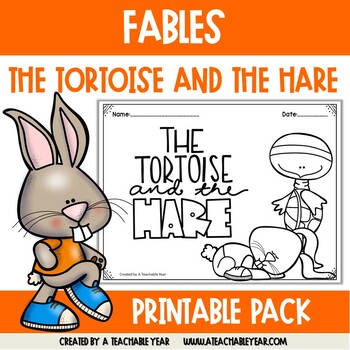 Preview of The Tortoise and the Hare Fable | Activities and Worksheets