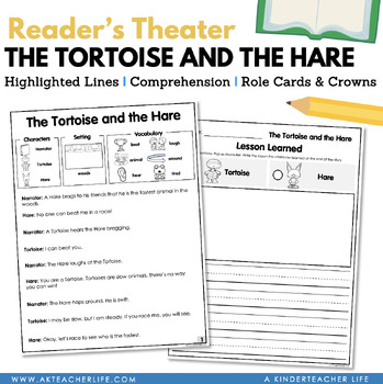 Preview of The Tortoise and the Hare Reader's Theater