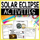 Solar Eclipse Kindergarten Activities, Craft and Writing W