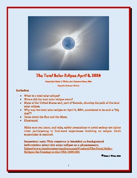 Preview of The Total Solar Eclipse (It Came to the U.S.A and Canada)!