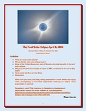 The Total Solar Eclipse (It Came to the U.S.A and Canada)!