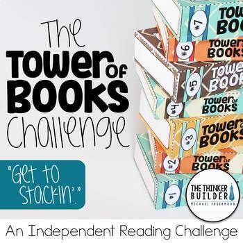 Preview of Reading Log Alternative: "Tower of Books" {An Independent Reading Challenge}