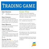 The Trading Game (Social Studies Simulation)