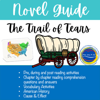 Preview of The Trail of Tears The Story of Cherokee Removal Native American by Elish Guide
