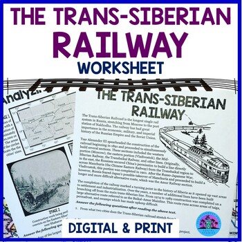 Trans-Siberian Railroad, History, Map, Geography, & Facts