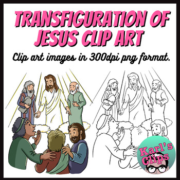 Preview of The Transfiguration of Jesus Clip Art