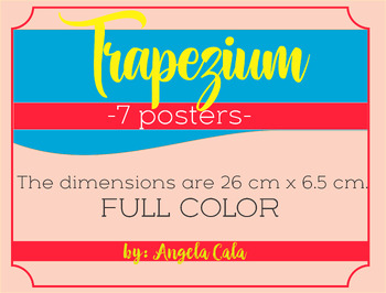 Preview of Types of Trapezoid Bulletin: EMOJI 2D Posters