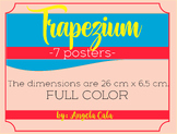 Types of Trapezoid Bulletin: EMOJI 2D Posters