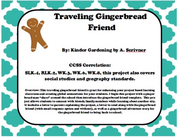 Preview of The Traveling Gingerbread Friend