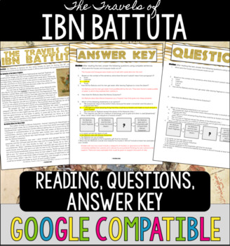 Preview of The Travels of Ibn Battuta Primary Source Reading